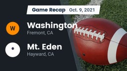 Recap: Washington  vs. Mt. Eden  2021