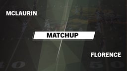 Matchup: McLaurin vs. Florence  2016