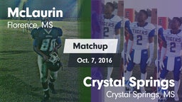 Matchup: McLaurin vs. Crystal Springs  2016