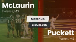 Matchup: McLaurin vs. Puckett  2017