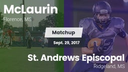 Matchup: McLaurin vs. St. Andrews Episcopal  2017