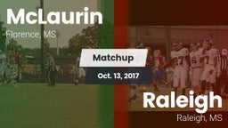 Matchup: McLaurin vs. Raleigh  2017