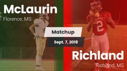 Matchup: McLaurin vs. Richland  2018