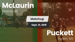 Matchup: McLaurin vs. Puckett  2018