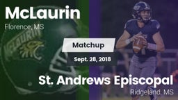 Matchup: McLaurin vs. St. Andrews Episcopal  2018