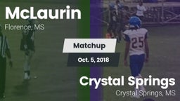 Matchup: McLaurin vs. Crystal Springs  2018