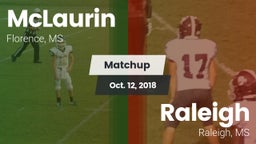 Matchup: McLaurin vs. Raleigh  2018