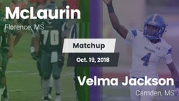 Matchup: McLaurin vs. Velma Jackson  2018