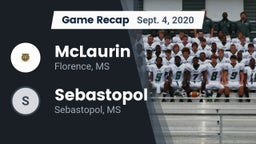 Recap: McLaurin  vs. Sebastopol  2020