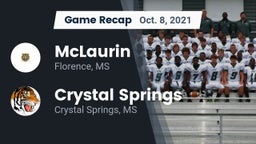 Recap: McLaurin  vs. Crystal Springs  2021