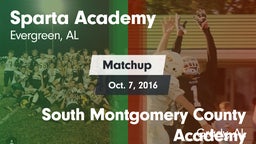 Matchup: Sparta Academy vs. South Montgomery County Academy  2016