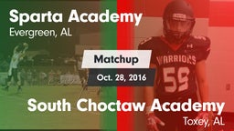 Matchup: Sparta Academy vs. South Choctaw Academy  2016