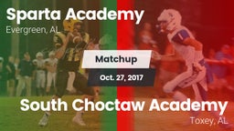 Matchup: Sparta Academy vs. South Choctaw Academy  2017