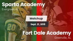 Matchup: Sparta Academy vs. Fort Dale Academy  2018