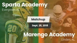 Matchup: Sparta Academy vs. Marengo Academy  2018