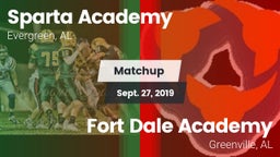 Matchup: Sparta Academy vs. Fort Dale Academy  2019