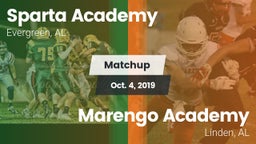 Matchup: Sparta Academy vs. Marengo Academy  2019