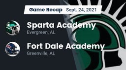 Recap: Sparta Academy  vs. Fort Dale Academy  2021