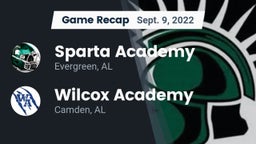 Recap: Sparta Academy  vs. Wilcox Academy  2022