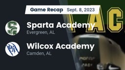 Recap: Sparta Academy  vs. Wilcox Academy  2023