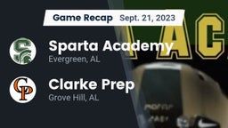 Recap: Sparta Academy  vs. Clarke Prep  2023
