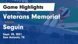Veterans Memorial vs Seguin  Game Highlights - Sept. 28, 2021