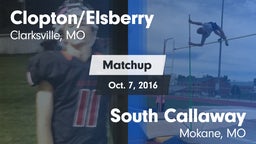 Matchup: Clopton/Elsberry vs. South Callaway  2016