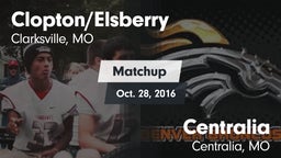 Matchup: Clopton/Elsberry vs. Centralia  2016