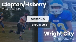 Matchup: Clopton/Elsberry vs. Wright City  2018