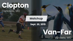 Matchup: Clopton/Elsberry vs. Van-Far  2019
