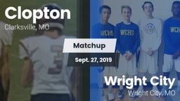 Matchup: Clopton/Elsberry vs. Wright City  2019