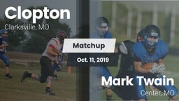 Matchup: Clopton/Elsberry vs. Mark Twain  2019
