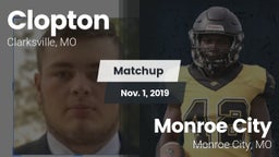 Matchup: Clopton/Elsberry vs. Monroe City  2019