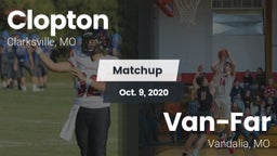 Matchup: Clopton/Elsberry vs. Van-Far  2020