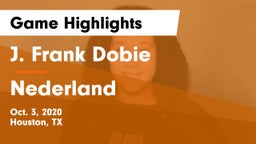 J. Frank Dobie  vs Nederland  Game Highlights - Oct. 3, 2020
