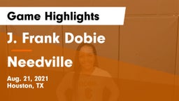 J. Frank Dobie  vs Needville Game Highlights - Aug. 21, 2021