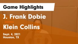 J. Frank Dobie  vs Klein Collins  Game Highlights - Sept. 4, 2021