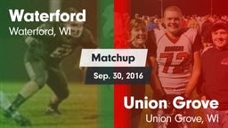 Matchup: Waterford vs. Union Grove  2016