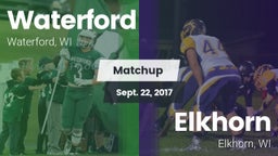 Matchup: Waterford vs. Elkhorn  2017