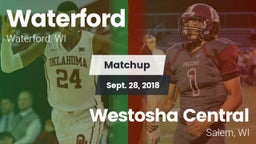 Matchup: Waterford vs. Westosha Central  2018