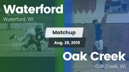 Matchup: Waterford vs. Oak Creek  2019