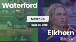 Matchup: Waterford vs. Elkhorn  2020