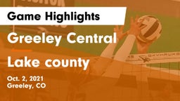 Greeley Central  vs Lake county  Game Highlights - Oct. 2, 2021