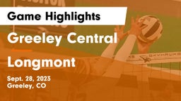 Greeley Central  vs Longmont  Game Highlights - Sept. 28, 2023