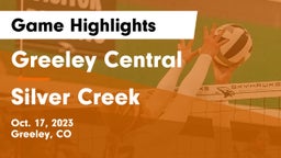 Greeley Central  vs Silver Creek  Game Highlights - Oct. 17, 2023
