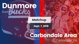 Matchup: Dunmore vs. Carbondale Area  2018