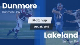 Matchup: Dunmore vs. Lakeland  2019