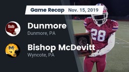 Recap: Dunmore  vs. Bishop McDevitt  2019