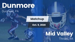 Matchup: Dunmore vs. Mid Valley  2020