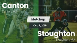 Matchup: Canton High vs. Stoughton  2016